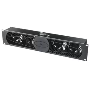 Image of Middle Atlantic Products IUQFP-4RA rack cooling equipment Black 2U