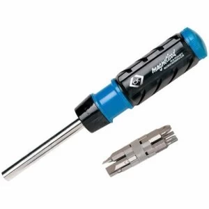 Image of C.K Tools Magnetised Ratchet Screwdriver and 10pc Bit Set