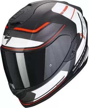 Image of Scorpion EXO 1400 Air Vittoria Helmet, black-white, Size L, black-white, Size L