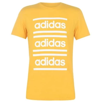 Image of adidas C90 T Shirt Mens - Yellow