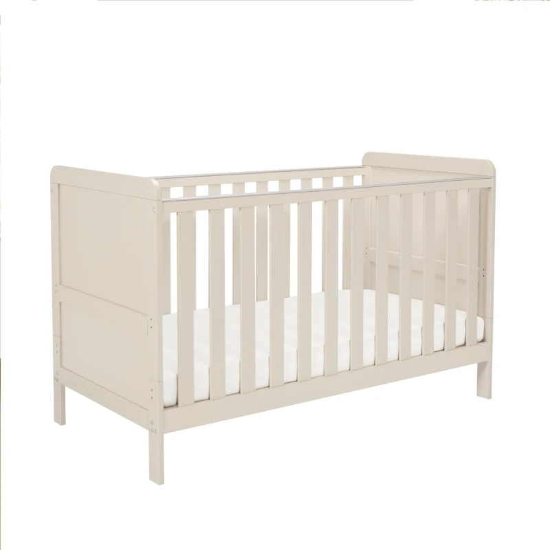 Image of Babymore Caro Urban Cot Bed - Cashmere Cashmere unisex 70x140