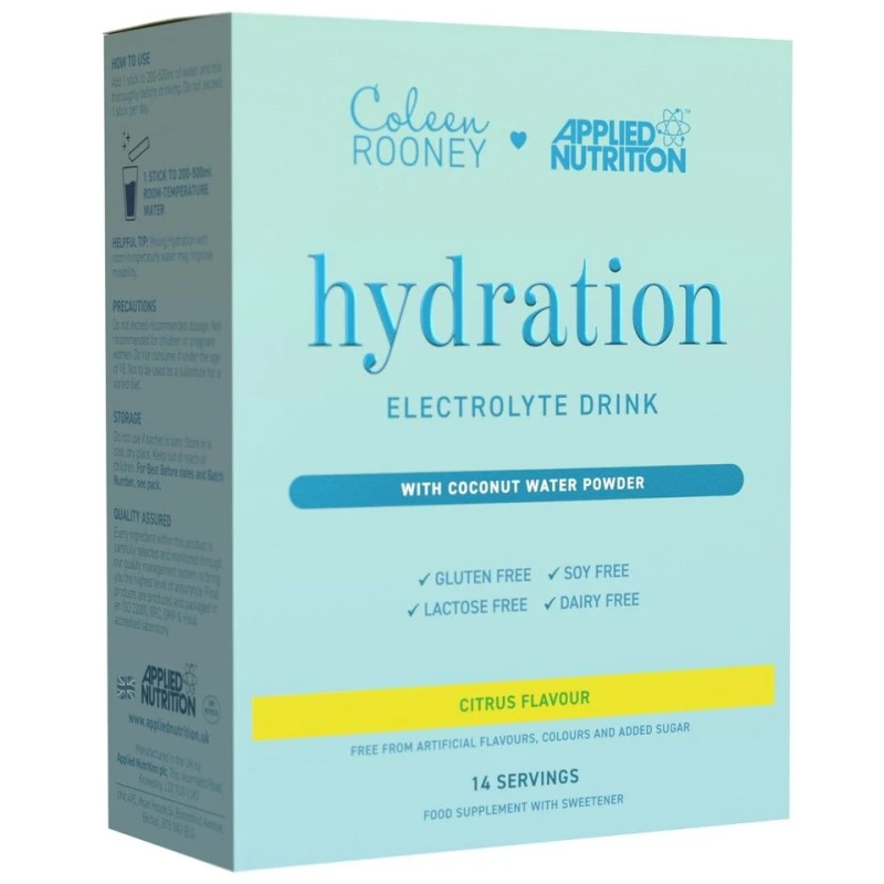 Image of Applied Nutrition Coleen Rooney Hydration Electrolyte Drink Sticks - Citrus - 14 Servings in Blue Blue Unisex