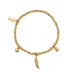 Image of ChloBo Gold Plated Love & Courage Bracelet