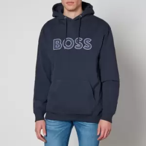 Image of BOSS Orange Welogox Cotton-Blend Fleece Hoodie - XXL