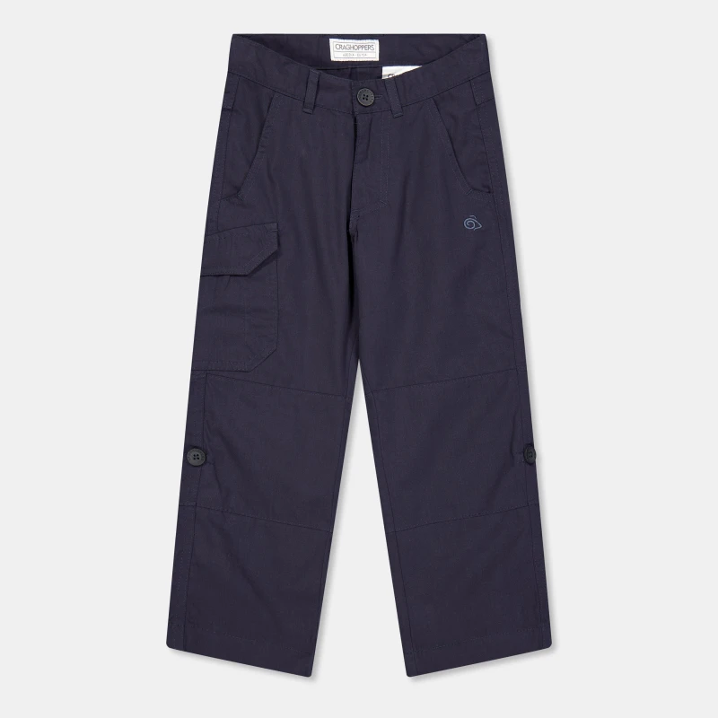 Image of Craghoppers Unisex Kids Crag Kiwi Walking Trousers DK Navy unisex 5-6 Yrs