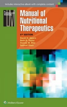 Image of Manual of Nutritional Therapeutics by David H. Alpers Book
