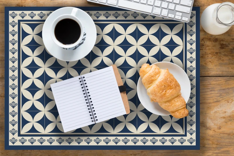 Image of Native Home & Lifestyle Maroc Vinyl Table Mat 33x45cm (Set of 4) Multi