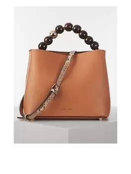Image of Luella Grey Madeleine Molten Bead Crossbody - Camel