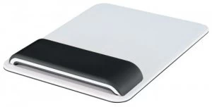 Image of Leitz Ergo WOW Mouse Pad with Adjustable Wrist Rest Black