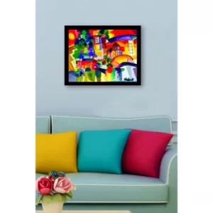 Image of SC0527 Multicolor Decorative Framed MDF Painting