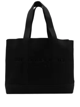 Image of ALEXANDER WANG WOMEN Knit Tote Black