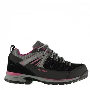 Image of Karrimor Hot Rock Low Ladies Walking Shoes - Black/Pink