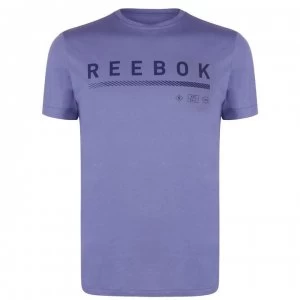 Image of Reebok Icons T Shirt Mens - Washed Indigo
