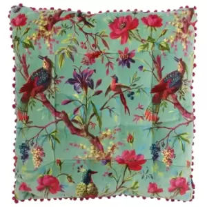 Image of Paradise Velvet Floor Cushion Mineral