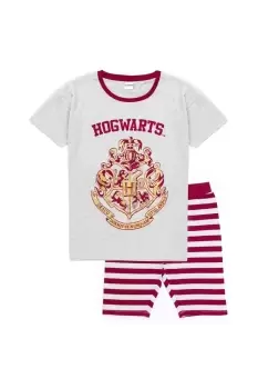 Image of Hogwarts Crest Short Pyjama Set