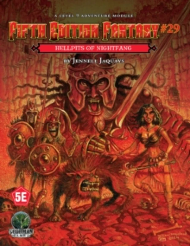 Image of Fifth Edition Fantasy #30: Hellpits of Nightfang (5E) Paperback / softback
