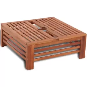 Image of Wooden Parasol Stand Cover vidaXL - Brown