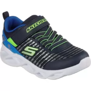 Image of Skechers Boys Twisty Brights Novlo Light Up Trainers UK Size 2 (EU 35)