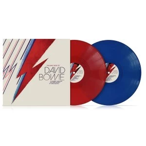 Image of David Bowie - The Many Faces Of David Bowie Limited Edition Red & Blue Vinyl