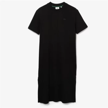 Image of Lacoste Word T Shirt Dress - Black 031