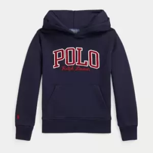 Image of Polo Ralph Lauren Boys' Logo Detail Cotton-Blend Jersey Hoodie - 6 Years