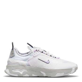 Image of Nike React Live Big Kids Shoe - White/Lilac