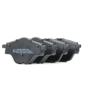 Image of RIDEX Brake pad set OPEL,PEUGEOT,CITROEN 402B0866 1609000980,1619791280,95525386 1609000980,1617535480,1619791280,1647860380,95525386