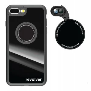 Image of Ztylus Revolver M Series 6 in 1 Lens Kit for iPhone 7 and iPhone 8 Gloss Black