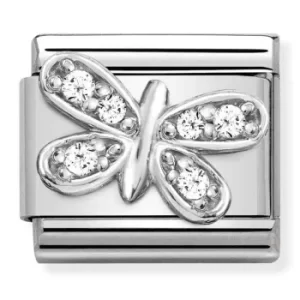 Image of Nomination CLASSIC Butterfly Crystal Charm 330304/35