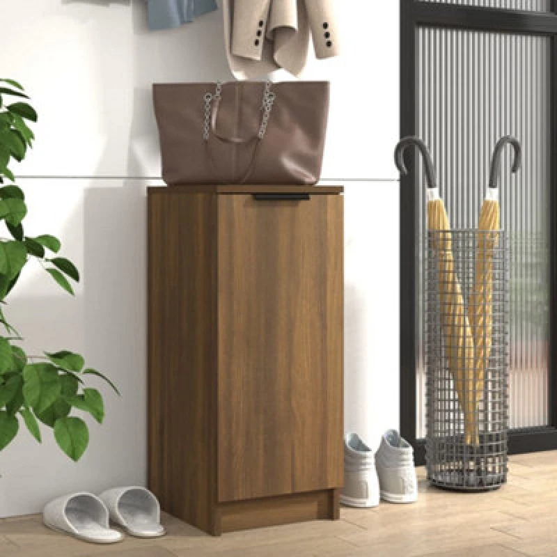 Image of VIDAXL Shoe Cabinet Brown Oak 30x35x70cm Engineered Wood vidaXL 8720287084631