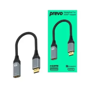 Image of PREVO DPM-HDMIF-ADA video cable adapter 0.2 m DisplayPort HDMI Type A (Standard) Black