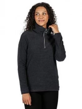 Image of Regatta Solenne Quarter Zip Fleece - Navy/Silver