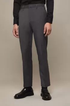 Image of Mens Tailored Fit Charcoal Smart Trousers