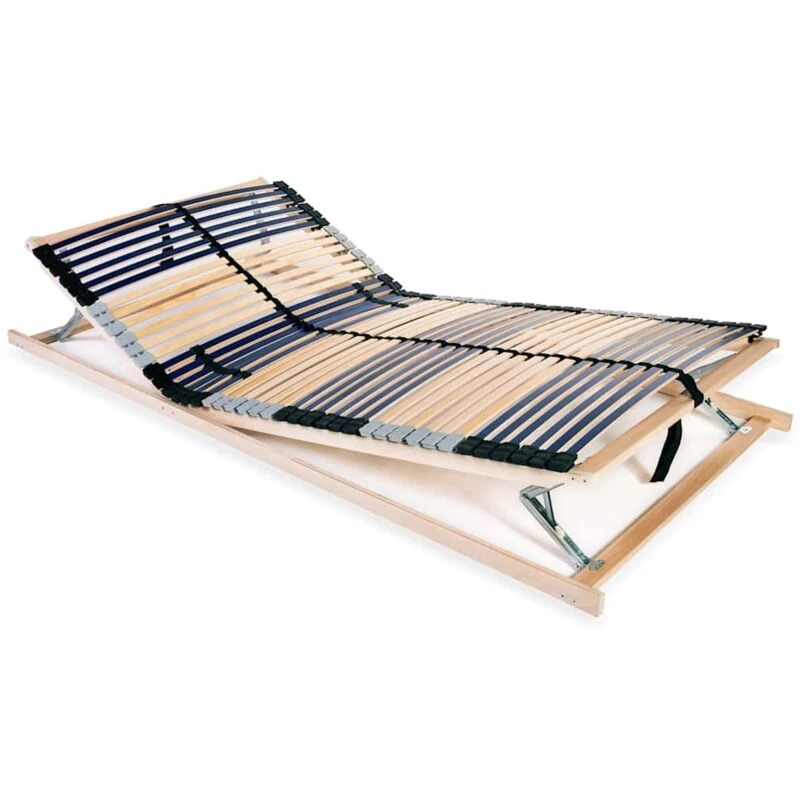 Image of VIDAXL Slatted Bed Base without Mattress with 42 Slats 7 Zones 120x200cm Vidaxl 8718475606857