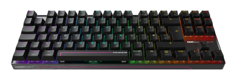 Image of Cherry CHERRY MX 8.2 Pro TMR Wireless keyboard Gaming USB + RF Wireless + Bluetooth QWERTY UK English Black G8E-3885HACAGB-2