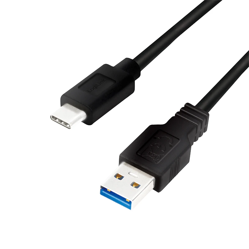 Image of LogiLink CU0168 USB cable USB 3.2 Gen 1 (3.1 Gen 1) 1m USB A USB C Bl