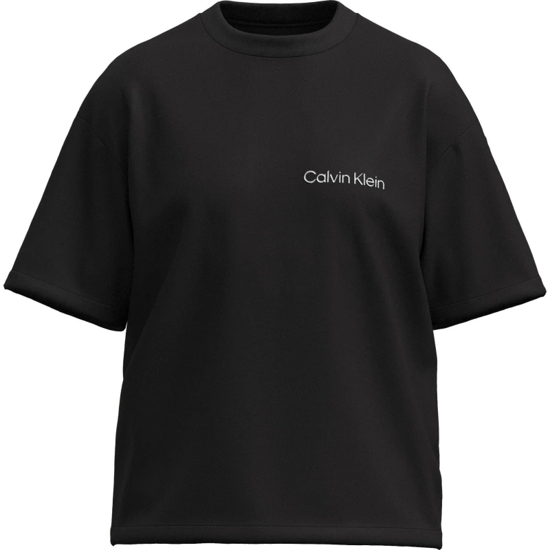 Image of Calvin Klein Mens SSLogo T-Shirt Black male L