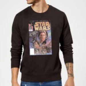 Image of Star Wars Classic Comic Book Cover Sweatshirt - Black - XXL