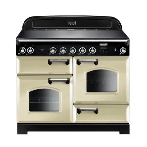 Image of Rangemaster CLA110EICRC 117040 110cm CLASSIC Induction Range Cooker CreamChrome