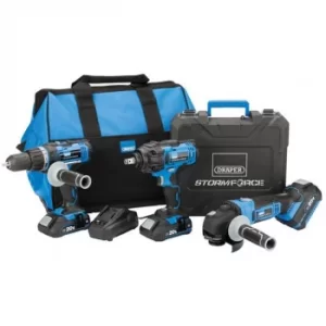 Image of Draper Storm Force® 20V Cordless Mega Kit (8 Piece)