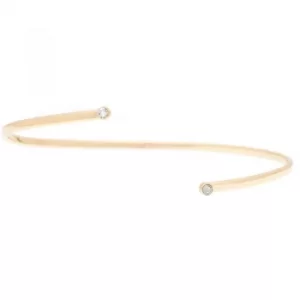 Image of Ladies Karen Millen PVD Gold plated TINY DOT CUFF