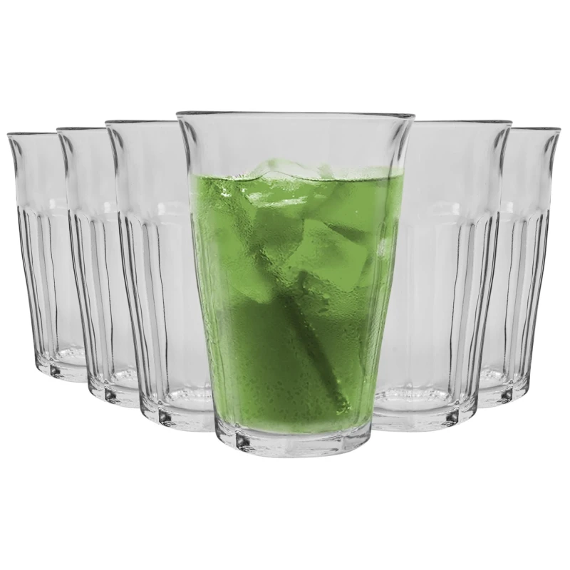 Image of Duralex Picardie Highball Cocktail Glasses - 360ml - Pack of 12 Clear