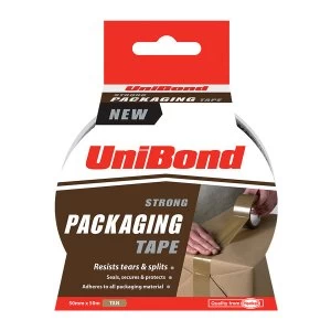 Image of UniBond Packaging Tape Tan 50mm x 50m