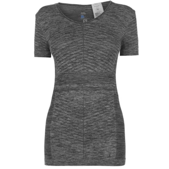 Image of Salomon Elevate T Shirt Ladies - Grey