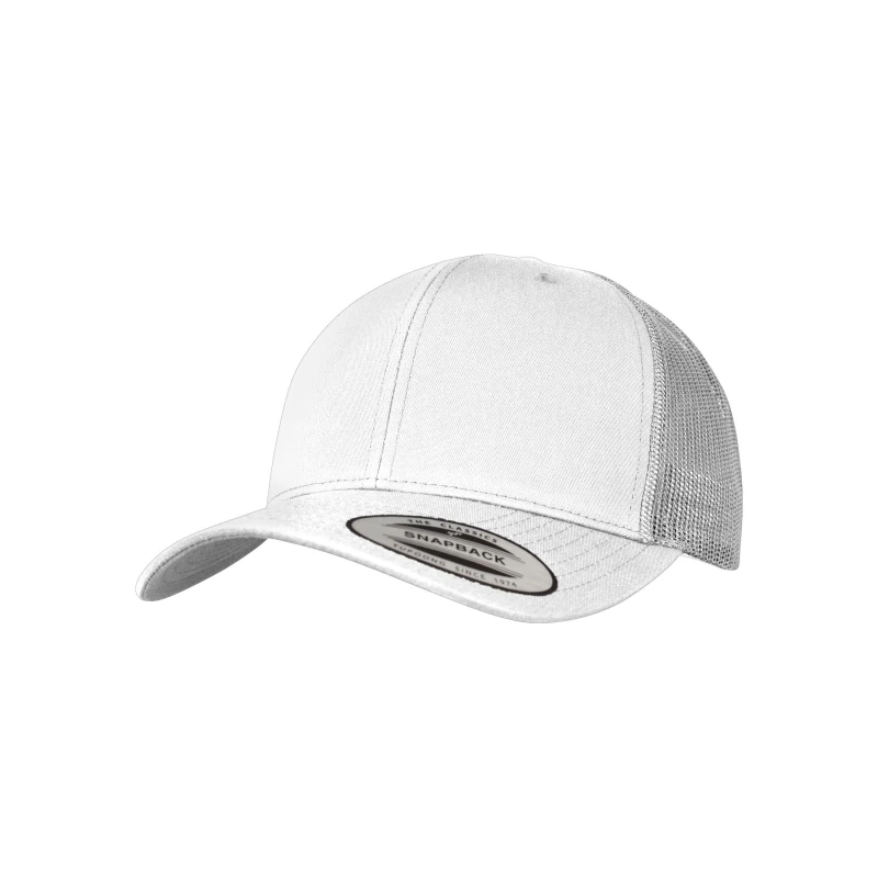 Image of Flexfit Flexfit Men Retro Trucker Cap in White White One Size Male 5059269853440