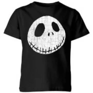 Image of The Nightmare Before Christmas Jack Skellington Crinkle Kids T-Shirt - Black - 3-4 Years