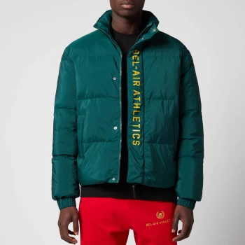 Image of Bel-Air Athletics Mens Academy Puffer Jacket - Ivy - M