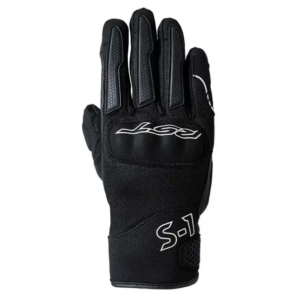 Image of RST S1 Mesh Ce Mens Glove Black White Size 8