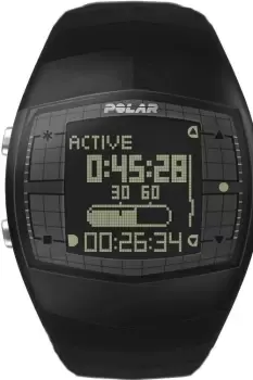 Image of Mens Polar Fitness FA20 Heart Rate Monitor Alarm Chronograph Watch 90032801