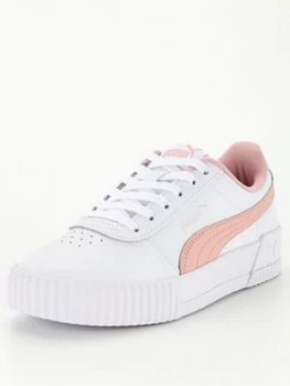 Image of Puma Carina L Junior Trainers - White/Pink